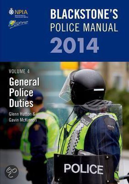 Blackstone's Police Manual 9780199680566 Glenn Hutton Boeken