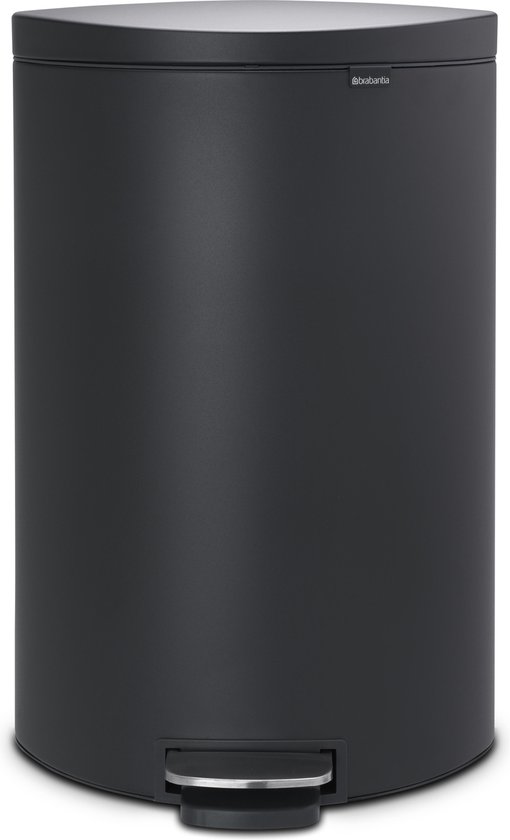 Brabantia Flatback+ Prullenbak - 40 l - Mineral Infinite Grey