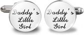 Manchetknopen in Geschenkdoos / Daddy's Little Girl