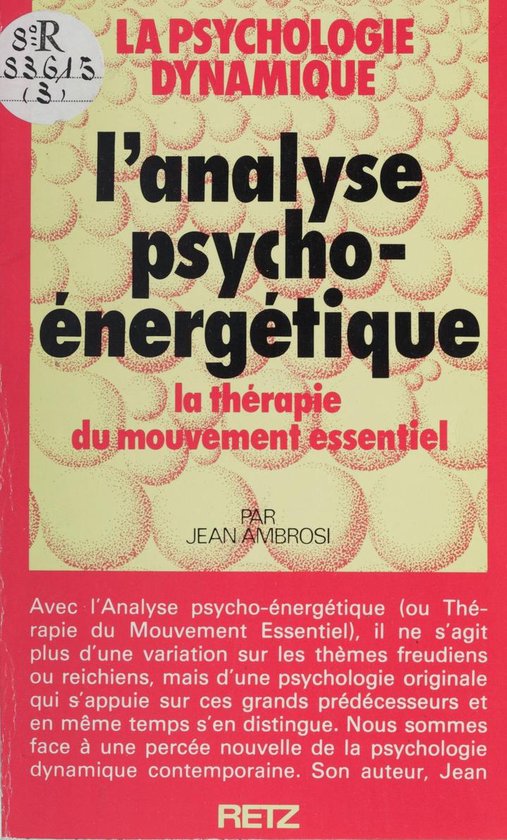 L'Analyse psycho-énergétique