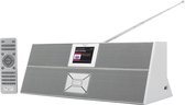 Soundmaster IR3300SI - Internet/DAB+/FM radio - netwerkspeler met Amazon spraakondersteuning - zilver