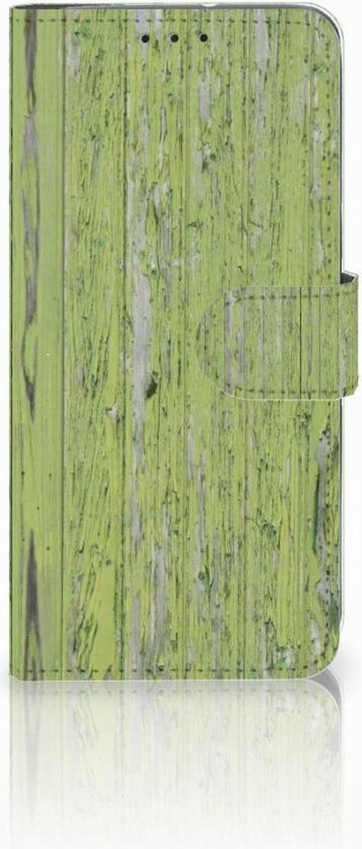Motorola Moto G7 Power Book Style Case Green Wood