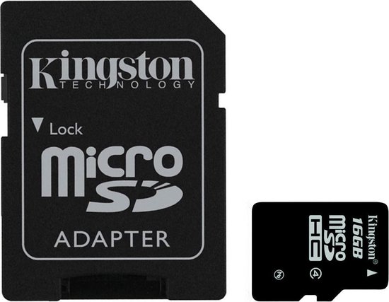 Een evenement verwijzen assistent Kingston - Micro SD kaart - 16GB | bol.com