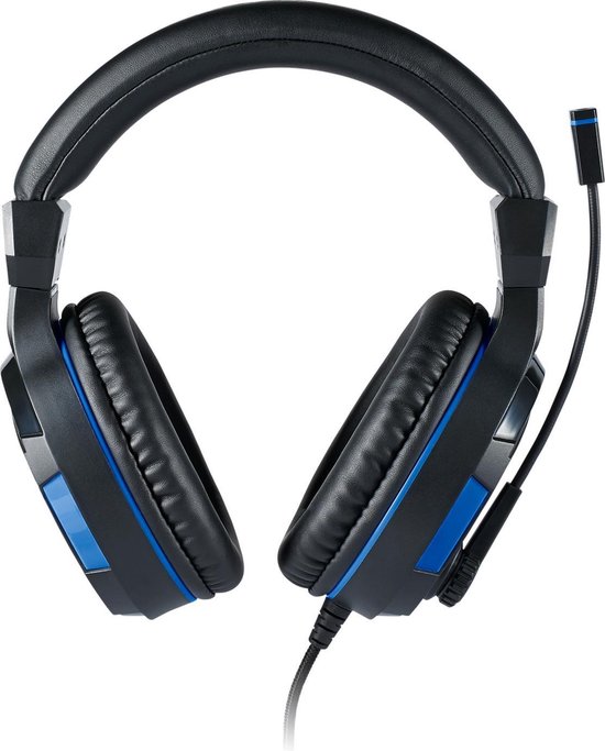 Bigben Stereo Gaming Headset V3 - PS4 & PS5 - Zwart/Blauw