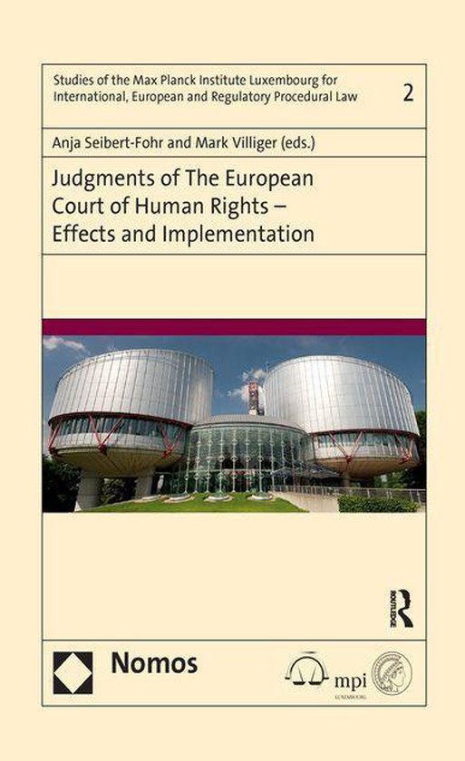 Judgments of the European Court of Human Rights - Effects an ... - cover