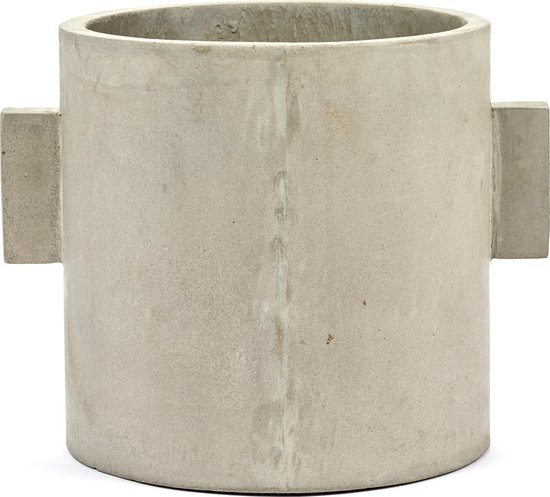 Serax Bloempot Pot beton Rond Naturel Hoog 15cm Diameter 15cm | bol.com