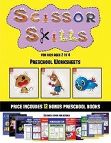 Preschool Worksheets (Scissor Skills for Kids Aged 2 to 4)
