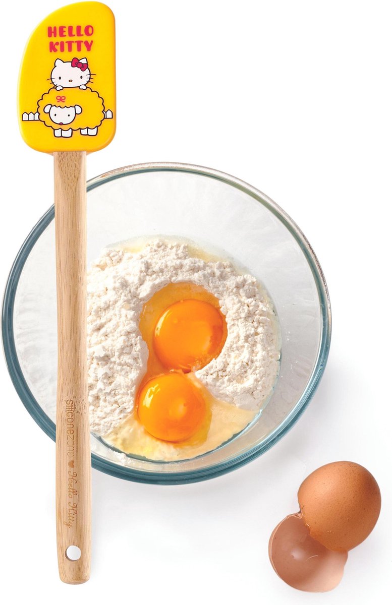 Silicone Zone Hello Kitty Spatel - Geel