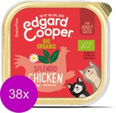 Edgard & Cooper Biokip Kuipje - Voor volwassen katten - Kattenvoer - 38 x 85g