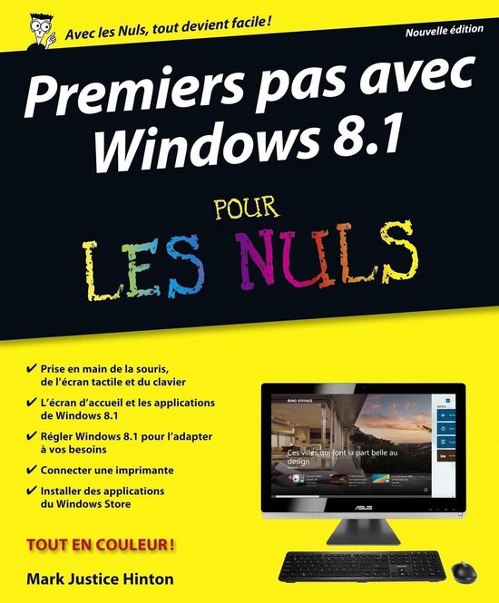 Premiers pas Windows 8.1 Pour les nuls - cover