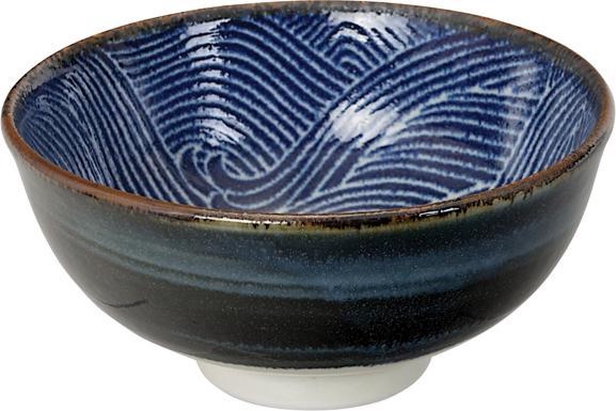 Tokyo Design Studio Seigaiha Blue Kom 11,8 cm
