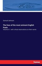 The lives of the most eminent English Poets