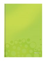 Leitz WOW Notitieboek - A4 - Gelijnd - Harde Kaft - Groen