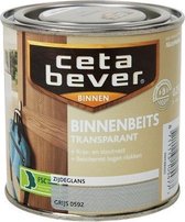 Cetabever Binnenbeits Transparant Acryl - 0,25 liter - Grijs