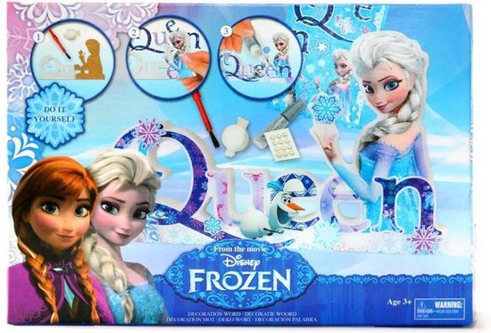 Disney Frozen – Queen – Disney - Mdf Word-Queen Fr16906