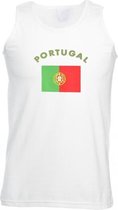 Witte heren tanktop Portugal XL