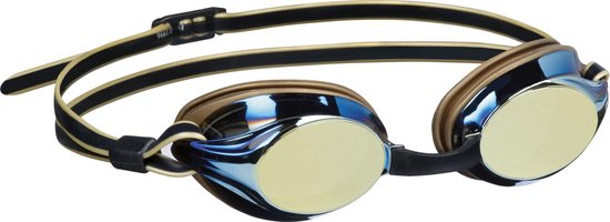 BECO zwembril Boston mirror - goud