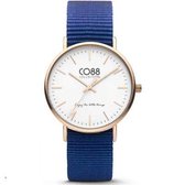 CO88 Collection 8CW-10017 - Horloge - Nato Nylon - donker blauw - 36 mm