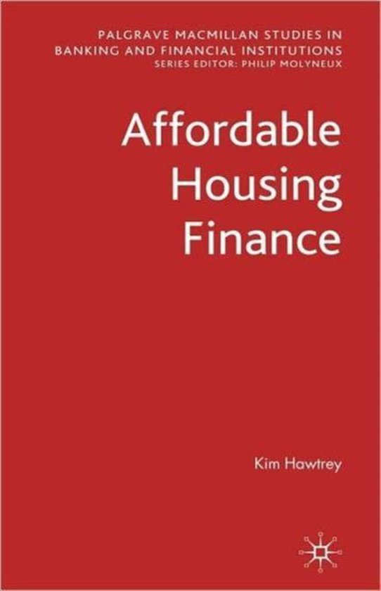 Affordable Housing Finance 9780230555181 K. Hawtrey Boeken