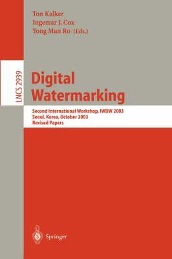 Digital Watermarking - cover