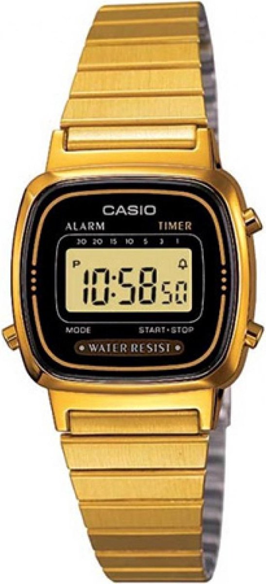Casio Vintage LA670WGA-1D Dames Horloge - 20 mm