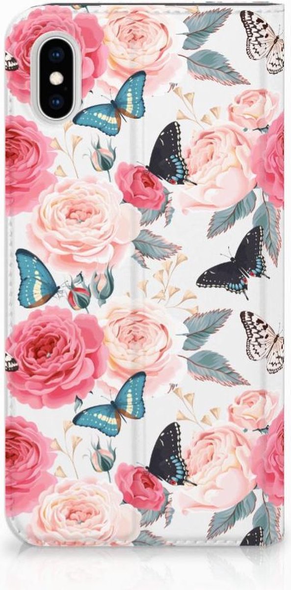 Apple iPhone Xs Max Smart Cover Butterfly Roses