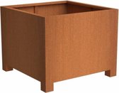 Cortenstaal Plantenbak Porto 120 x 120 x 80 cm