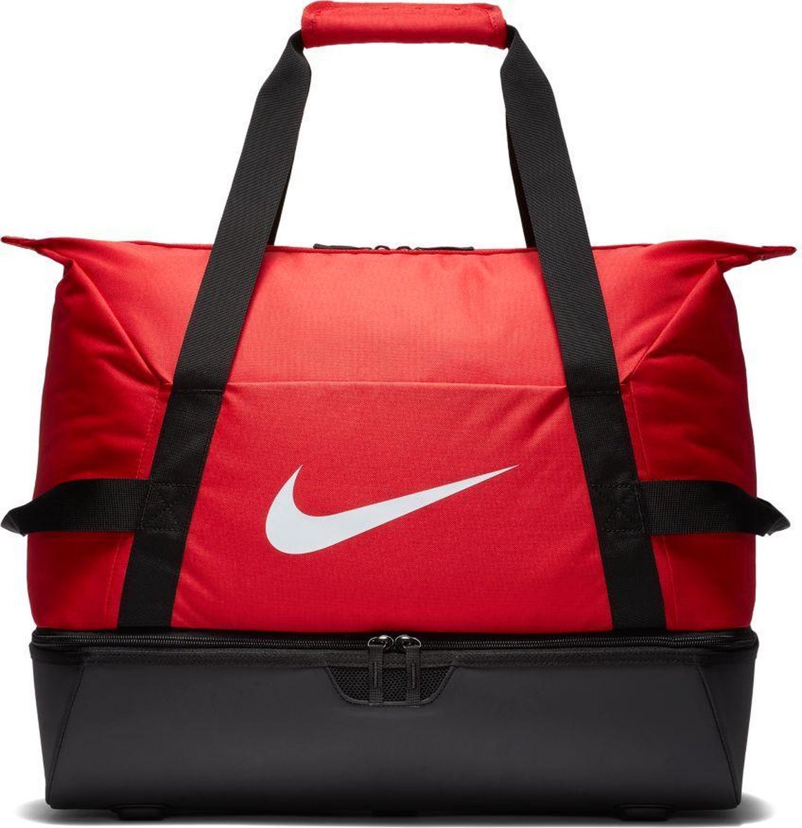 Nike Academy Team Sporttas - rood zwart - 48 x 31 x 37 cm - medium | bol.com