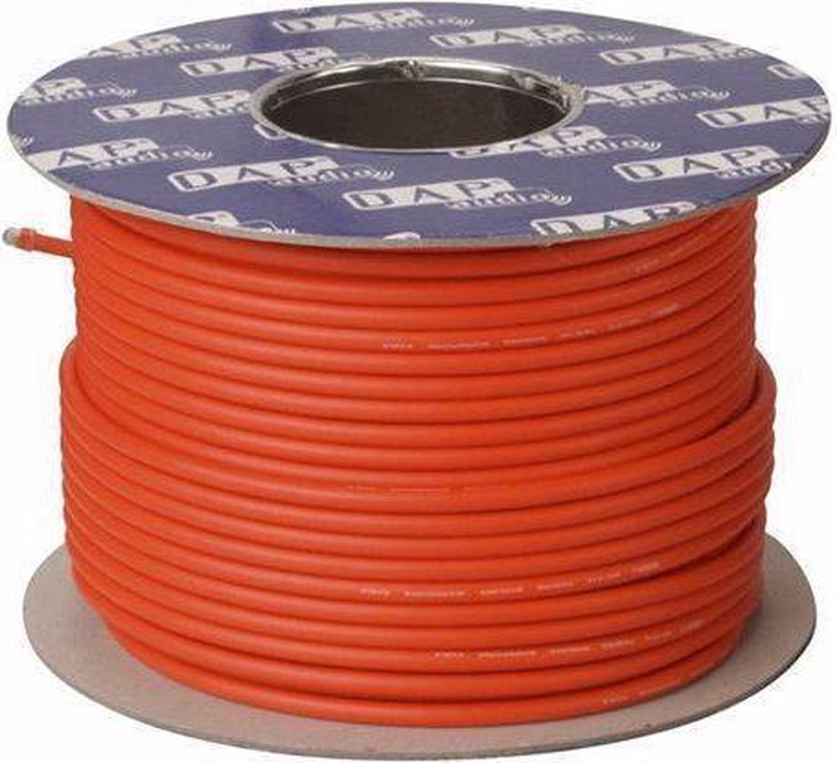 DAP Audio MC-216R microfoon kabel rood, 100 meter op rol