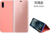 Clear View Stand Cover voor de Huawei P20 _ Roze Goud