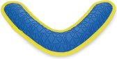Beeztees Fetch Boomerang - Hondenspeelgoed - Blauw/Geel - 25x25x4 cm
