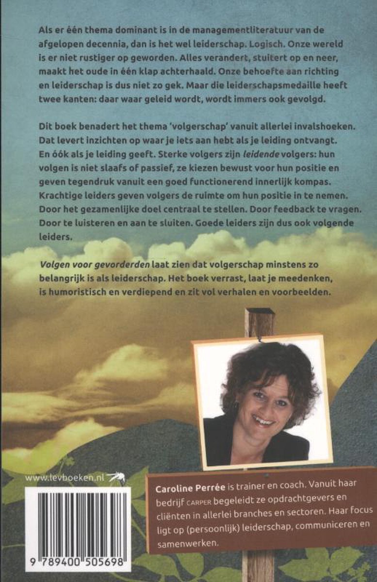 Volgen voor gevorderden - back cover