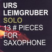 Solo-13 Pieces For Saxophone
