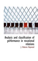 Analysis and Classification of Performance in Vocational Relations