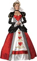 "Deluxe hartenkoningin kostuum voor vrouwen  - Verkleedkleding - Large"