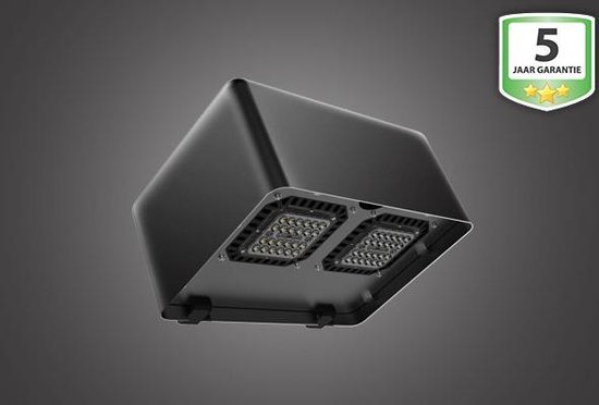 Groenovatie LED Terreinverlichting Pro - 100W - 385x400x260 mm - Waterdicht IP65 - Warm Wit