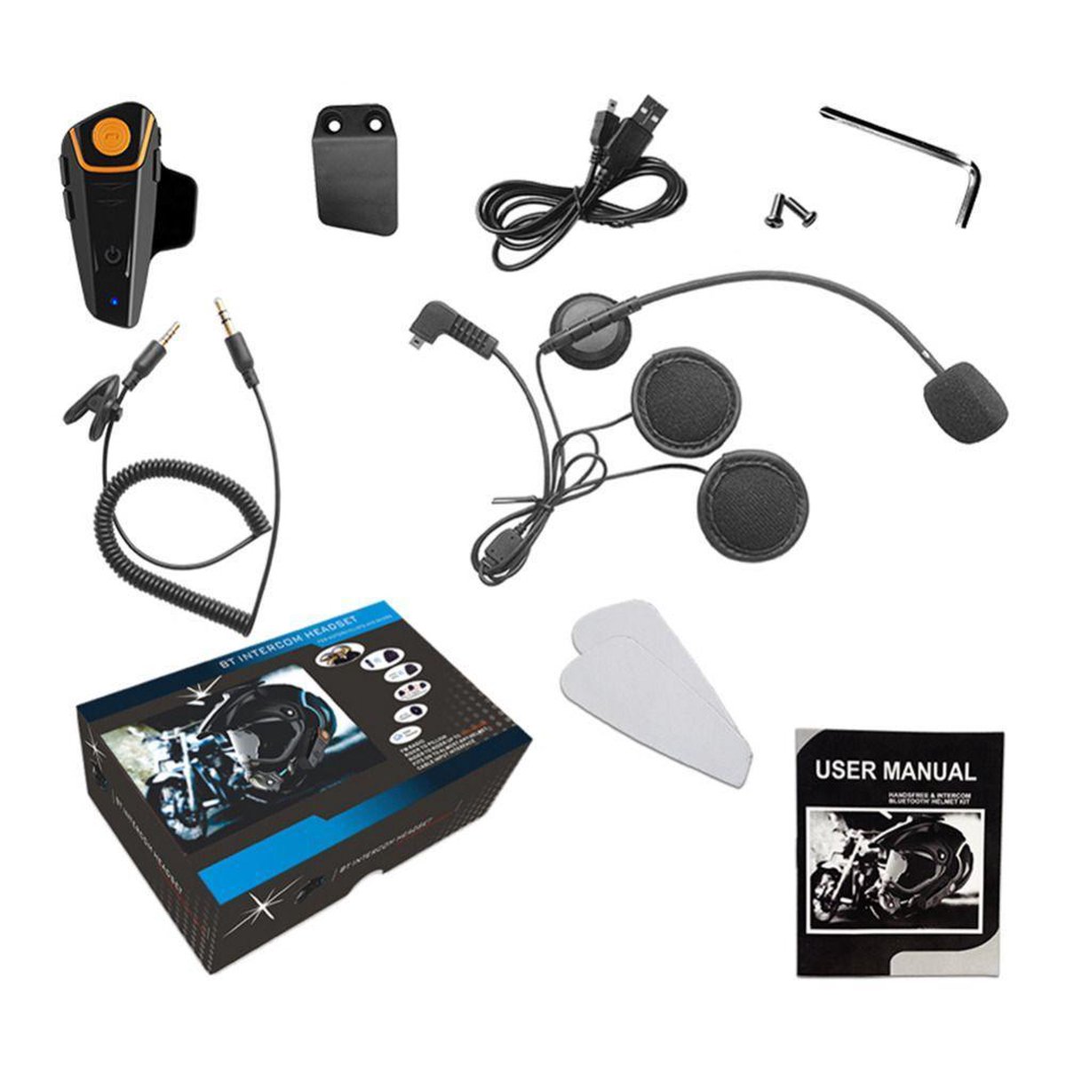 DisQounts Motor headset Motor helm Motor communicatie Bluetooth
