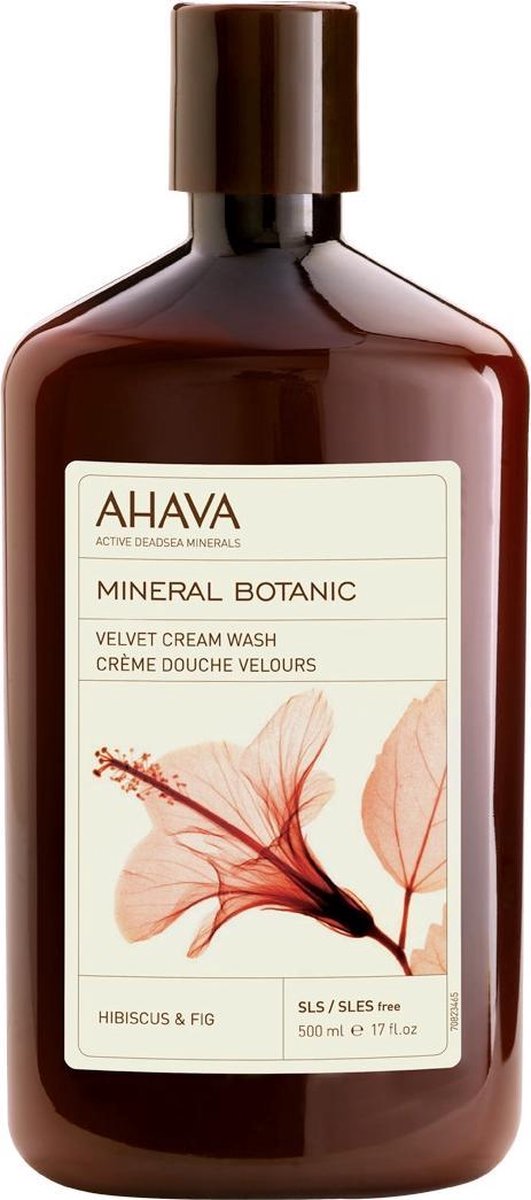 Goedkoopste AHAVA Mineraal Botanische Crème Was - Diepe Reiniging en Ontspanning | Verrijkt met Hibiscus & Vijg | Gezichtsreiniger voor Dames & Heren | Geschikt voor Alle Huidtypen | Gezichtscrème | Moisturizer voor een droge huid & gezicht - 500ml