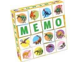 Tactic Memo Dino's - Memospel - Zoek de Juiste Paren - Kleurrijke Dinosaurussen en Prehistorische Reptielen - Educatief Gezelschapsspel voor Kinderen en Families - 2 tot 6 Spelers - Vanaf 3 Jaar