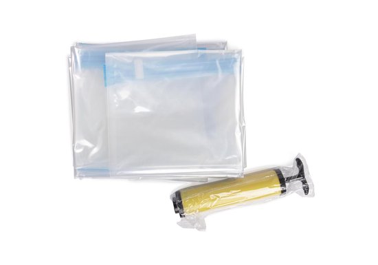 4 stuks doorzichtige PVC speelgoed opbergzakken met