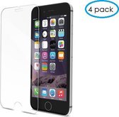 4 Pack - Glazen Screen protector Tempered Glass 2.5D 9H (0.3mm) voor iPhone 6 / 6S Plus