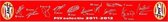 Psv Sjaal jumbo handtekeningen 25x210cm