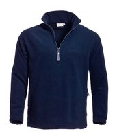 Santino fleece sweater Serfaus - navy - maat 3XL