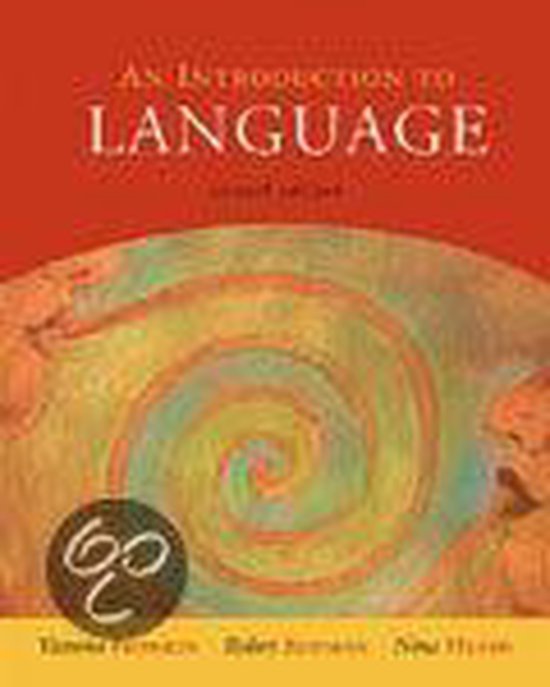 An Introduction to Language 9780155084810 Fromkin Boeken bol