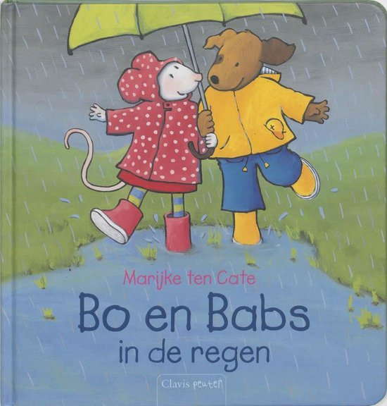 Cover van het boek 'Bo en Babs in de regen'