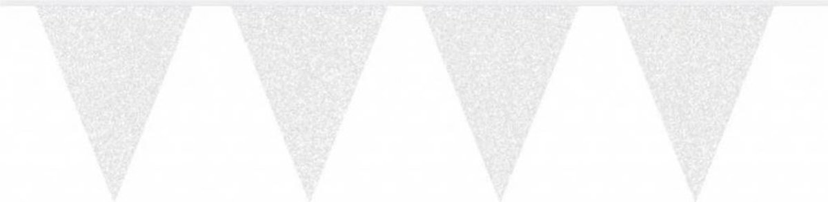 Witte Slingers Glitter 6 meter