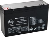 Best Power Fortress LI 751 BAT-0063 6V 10Ah UPS Noodstroomvoeding Accu - Dit is een AJC® Vervangings Accu