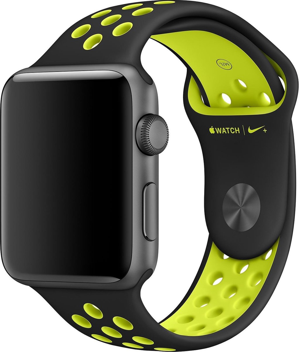 Apple 42mm Black/Volt Nike Sport Band S 
