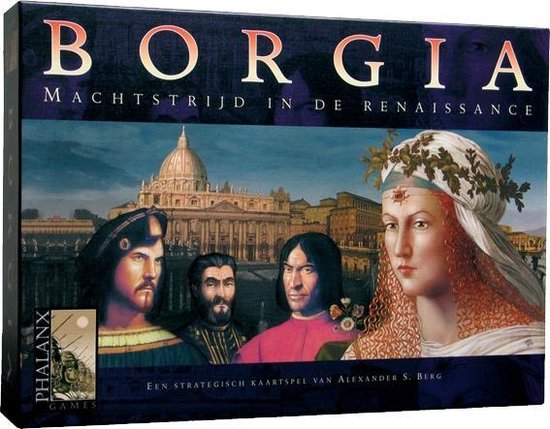 Boek: Borgia Bordspel, geschreven door Phalanx Games