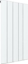 Design radiator horizontaal aluminium mat wit 60x47cm 555 watt -  Eastbrook Peretti
